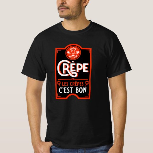 Franse pannenkoeken t-shirt (Voorkant)