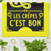 Franse pannenkoeken theedoek (Gevouwen)