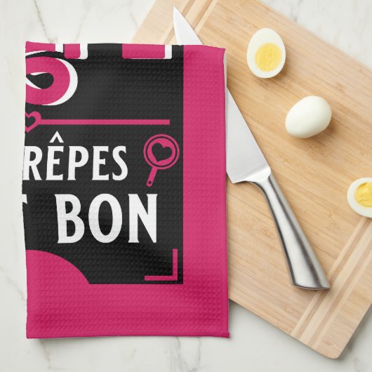 Franse pannenkoeken theedoek (Quarter Fold)