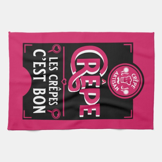 Franse pannenkoeken theedoek (Horizontaal)