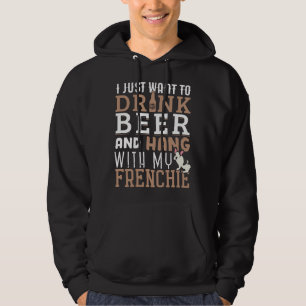 Franse papa T Grappige Franse Bulldog Hondenliefhe Hoodie