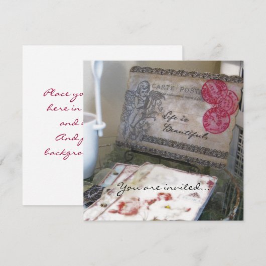 Franse Papers Kaart (Voorkant / Achterkant)