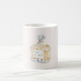 Franse parfum met strik koffiemok