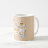 Franse parfumflessen koffiemok (Voorkant rechts)