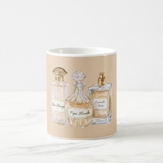 Franse parfumflessen koffiemok (Center)