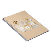 Franse parfumflessen notitieboek (Rechterzijde)