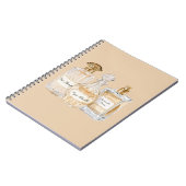 Franse parfumflessen notitieboek (Linkerzijde)