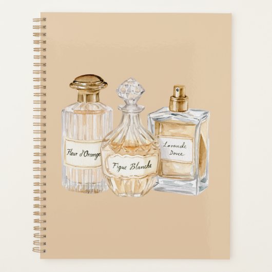 Franse parfumflessen planner (Voorkant)