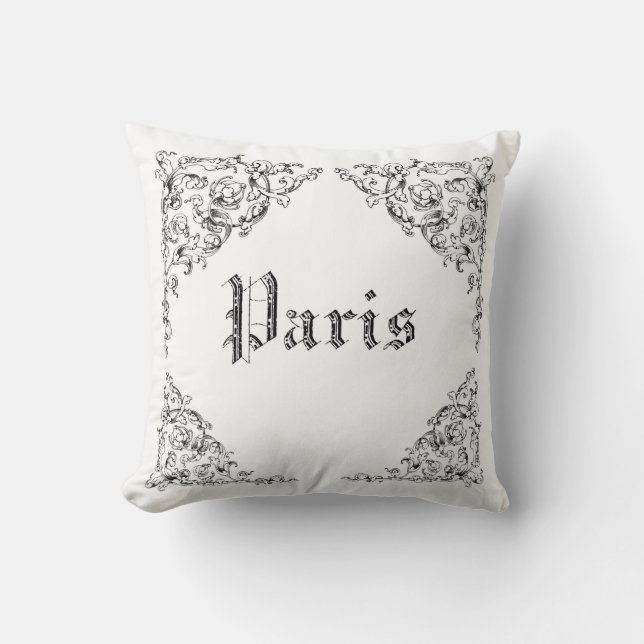  Franse Parijs-illustraties - MoJo-Kussens Kussen (Voorkant)