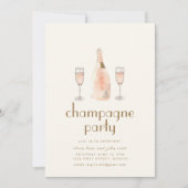 Franse Parijse Patisserie Feest Uitnodiging Sjablo (Voorkant)