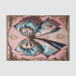 Franse Parijse Rococo Bow 3 Decoupage Papier