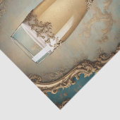 Franse Parijse rococo champagne glazen decoupage Tissuepapier (Detail)