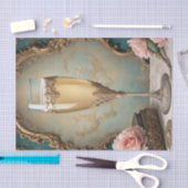 Franse Parijse rococo champagne glazen decoupage Tissuepapier (Craft)