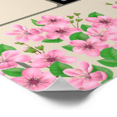 Franse Parijse thema Verjaardag fotolijst poster (Hoek)