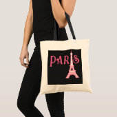 Franse Paris Eiffeltoren Canvas tas (Voorkant (product))