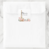Franse Paris thema feest Eiffeltoren stickers (Tas)