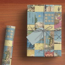 Franse pastelhand getekende tarot