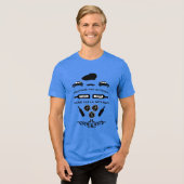 Franse Pastis Pétanque Tri-Blend Shirt (Voorkant volledig)