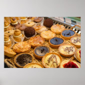 Franse Pastries, Parijs, Frankrijk Poster (Voorkant)