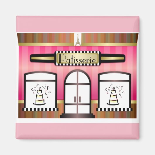 Franse patisserie magneet (Voorkant)
