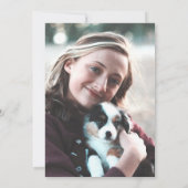 Franse Patisserie Parijse Groene Afstuderen Foto Kaart (Achterkant)