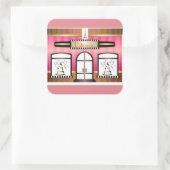 Franse patisserie Paris Eiffeltoren Sticker (Tas)