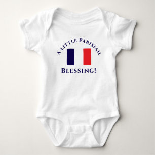 Franse Patriottische Baby Bodysuit