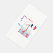 Franse patriottische servet (Hoek)