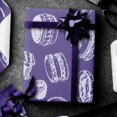 Franse patroonpasteien | Violet Lavender Paars Cadeaupapier