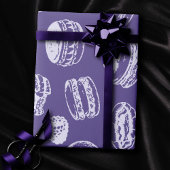 Franse patroonpasteien | Violet Lavender Paars Cadeaupapier