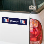 Franse penseelvlag bumpersticker (Op Truck)