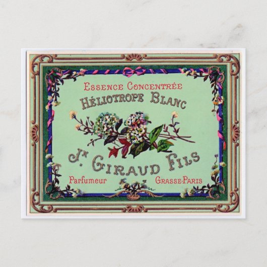 Franse perfumereclame briefkaart (Voorkant)