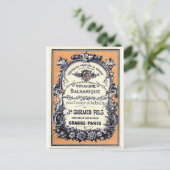 Franse perfumereclame briefkaart (Staand voorkant)