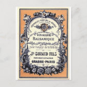 Franse perfumereclame briefkaart (Voorkant)