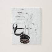 Franse pers (cafetière à zuiger) legpuzzel (Verticaal)