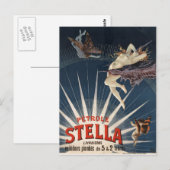 -Franse petroleumether Stella (Stella Gasoline) Briefkaart (Voorkant / Achterkant)