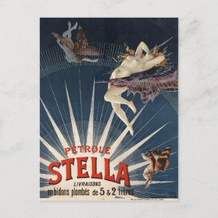 -Franse petroleumether Stella (Stella Gasoline) Briefkaart
