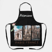 Franse pictogrammen Aangepaste naam Schort (Voorkant)