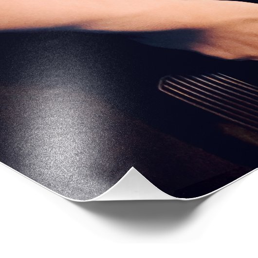 Franse piek in nylons foto afdruk (Hoek)