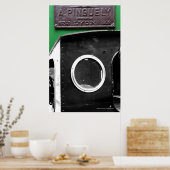 Franse  Plaque 1909 Stoommotor Poster (Keuken)