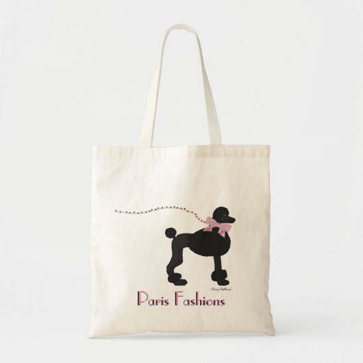 Franse poedel-Canvas tas (Voorkant)