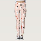  Franse poedel-Leggings Leggings (Voorkant)