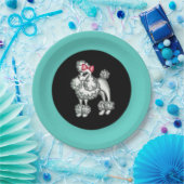 Franse Poedel Sock Hop Party Borden Papieren Bordje (Feest)