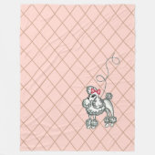 franse poedeldeken fleece deken (Voorkant)