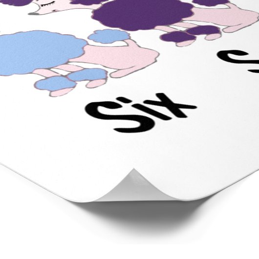 Franse poel tellen poster (Hoek)