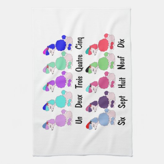 Franse poel tellen theedoek (Verticaal)