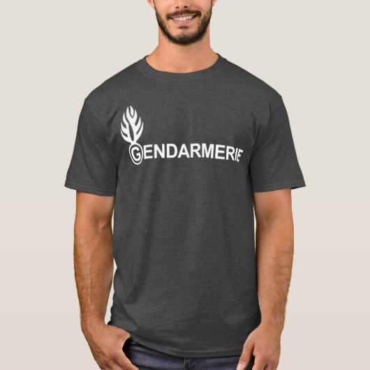 Franse politie gendarmererie t-shirt (Voorkant)