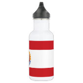 Franse Polynesië Vlag Waterfles (Rechts)