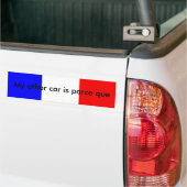 Franse pompsticker bumpersticker (Op Truck)