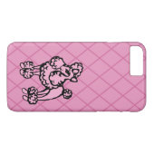 Franse Poodle iPhone 7 Plus Hoesje (Achterkant (Horizontaal))